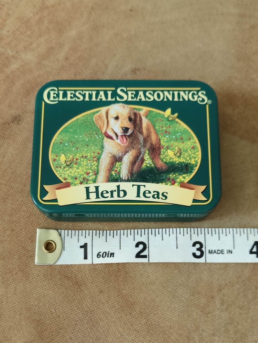 Celestial Seasonings Collectible Herb Teas Tin - Green